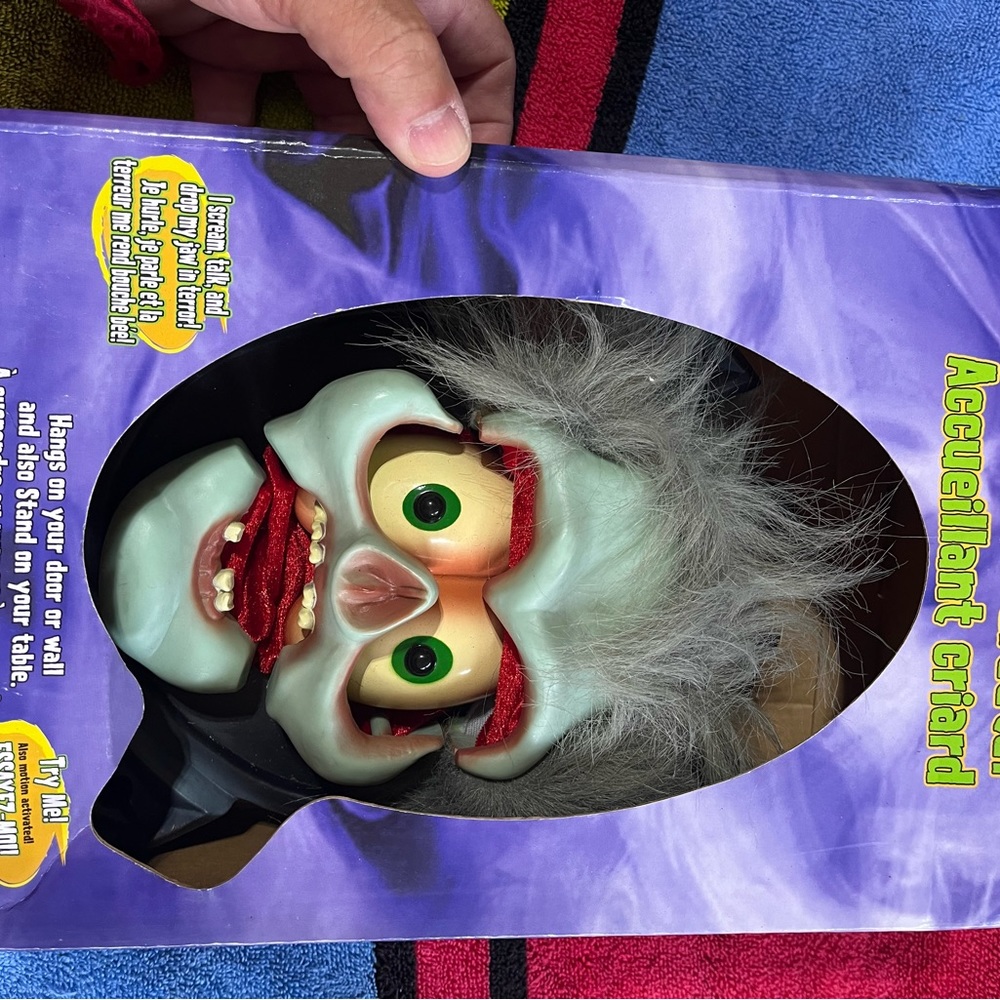 Vintage Gemmy Halloween creature greeter Halloween with box